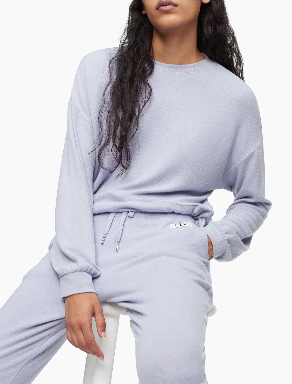 Calvin Klein Drawstring Logo Badge Joggers - Women