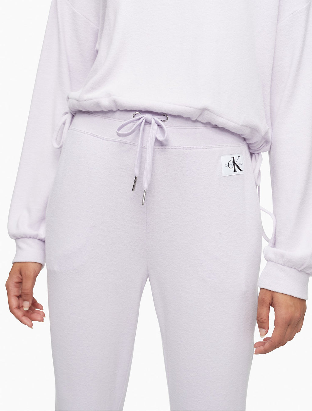 Calvin Klein Drawstring Logo Badge Joggers - Women
