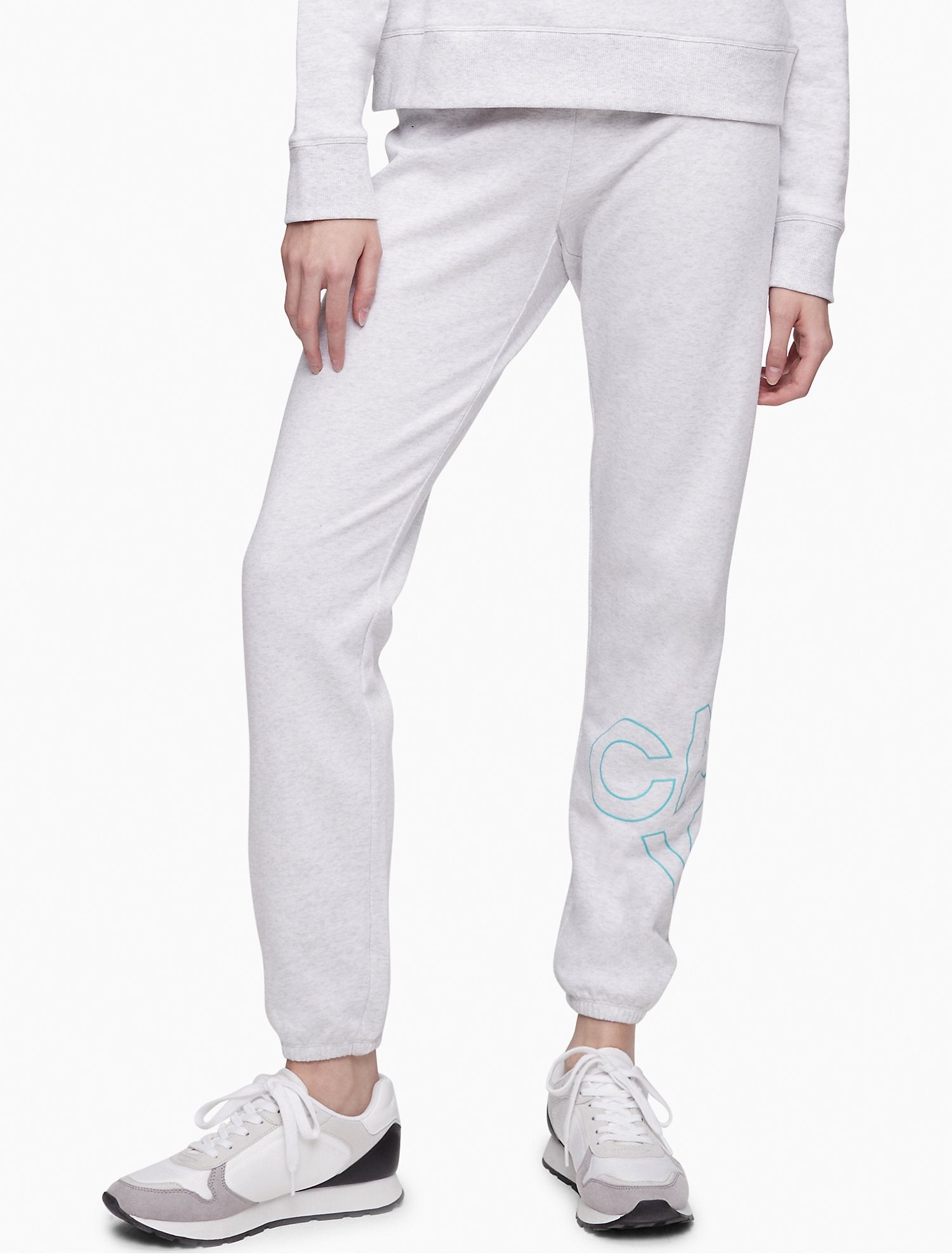 Calvin Klein Women Pants Optic Heather- Oshoplin