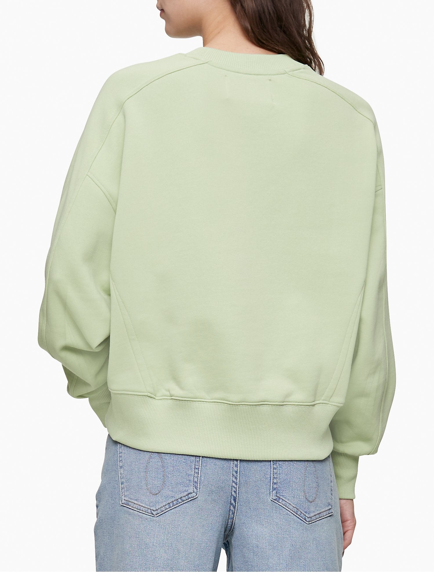 Calvin Klein Gel Monogram Logo Pullover Sweatshirt - Women