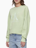 Calvin Klein Women Hoodies + Sweatshirts Jaded Green- Oshoplin