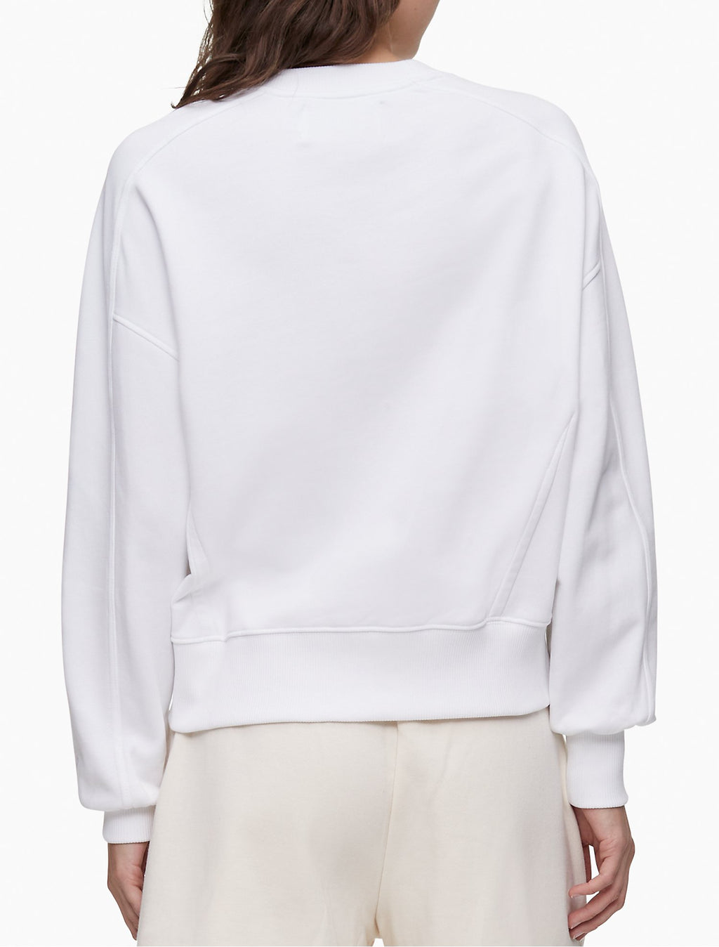 Calvin Klein Gel Monogram Logo Pullover Sweatshirt - Women