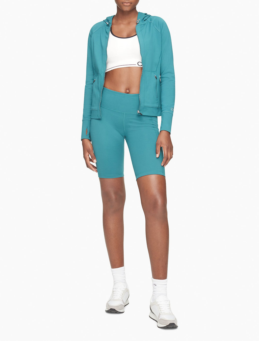 Calvin Klein Performance Embrace Hooded Zip Jacket - Women