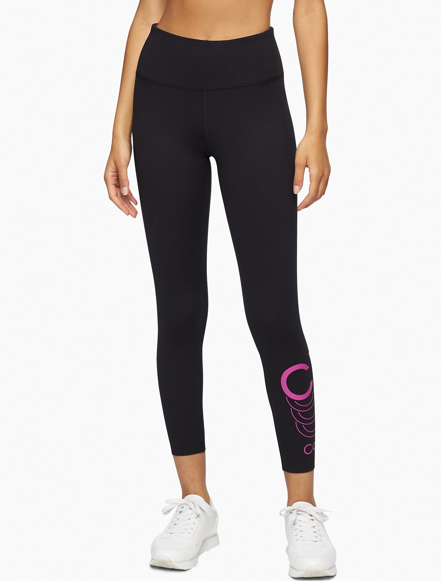 Calvin Klein Women Leggings Black/Melrose- Oshoplin