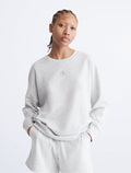 Calvin Klein Women Hoodies + Sweatshirts Optic Heather- Oshoplin