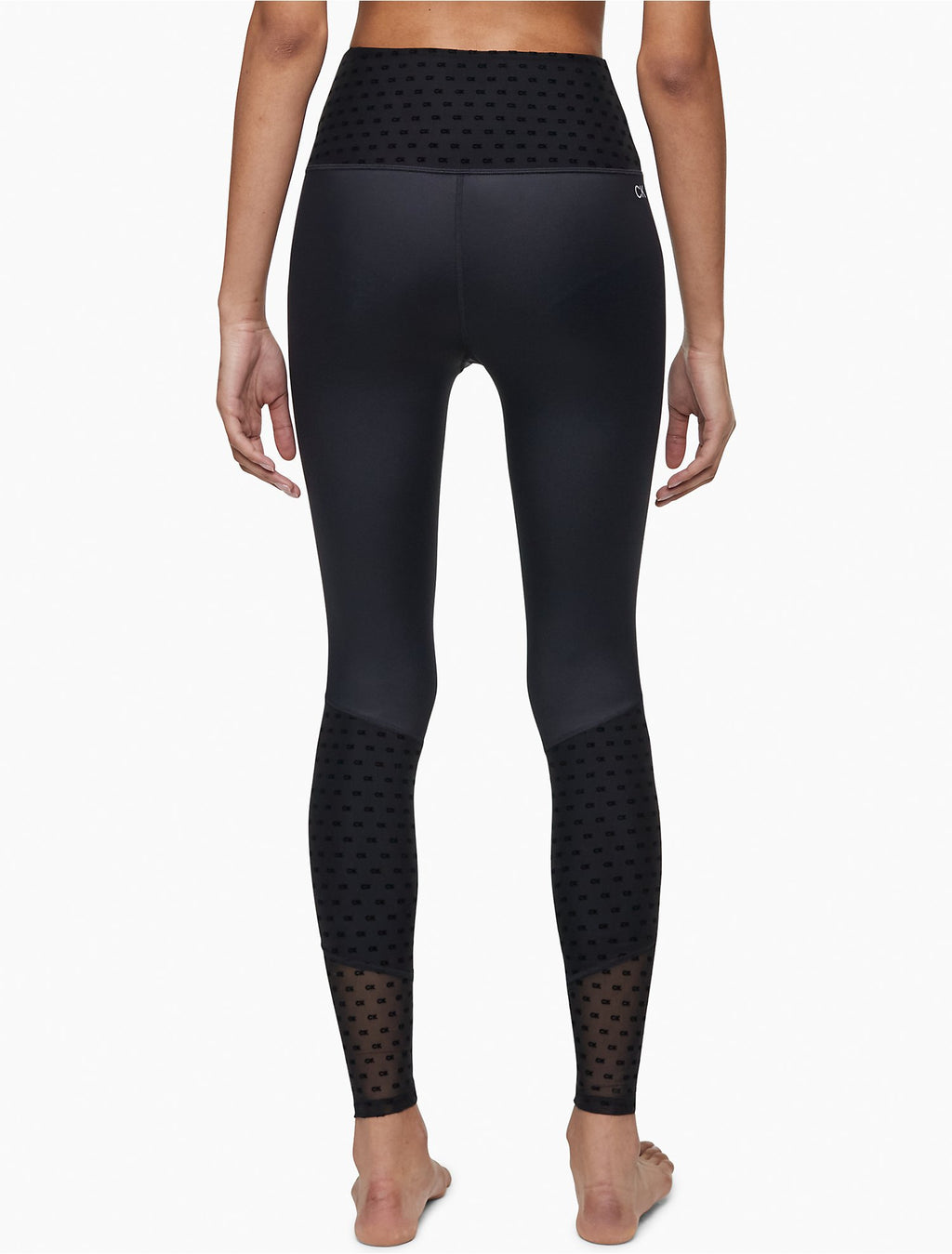 Calvin Klein Performance Logo Mesh 7/8 Leggings - Women