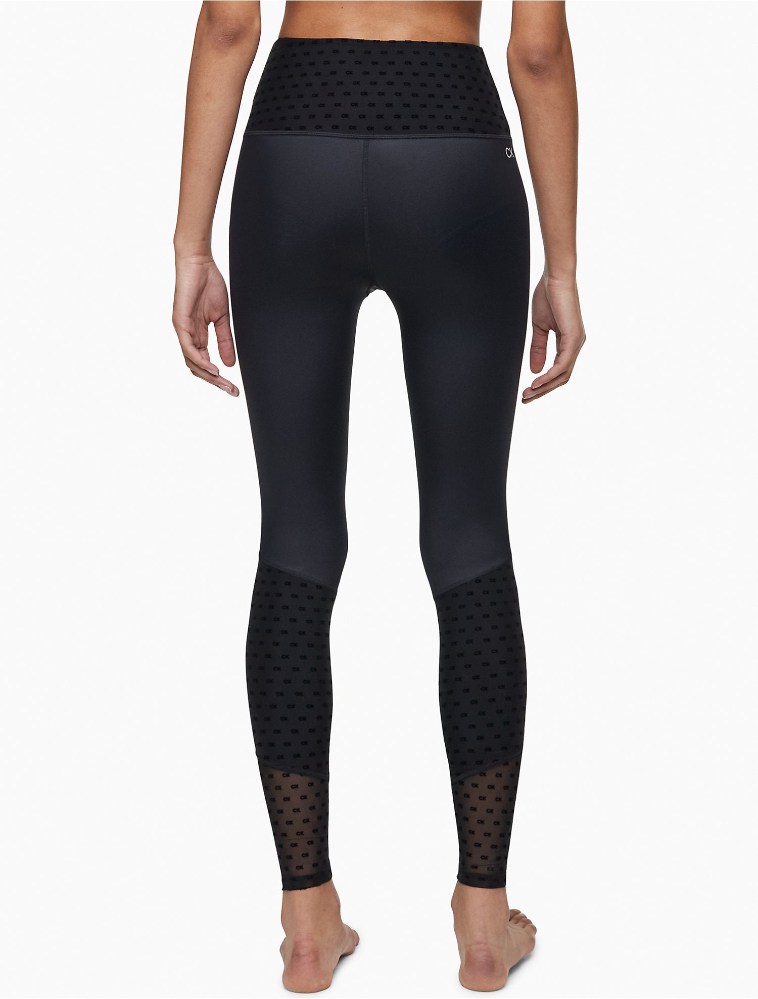 Calvin Klein Performance Logo Mesh 7/8 Leggings - Women