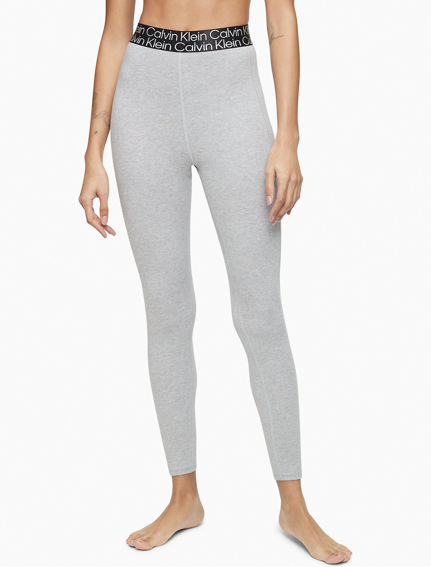 Calvin Klein Women Leggings GreyHeather- Oshoplin