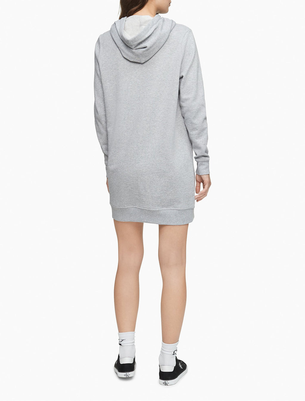 Calvin Klein Small Monogram Logo Hoodie Dress - Women