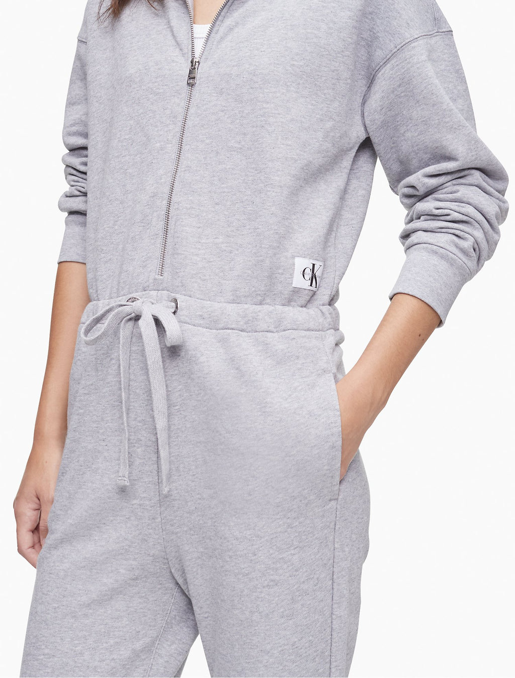 Calvin Klein Hooded Sweat Jumpsuit - Women