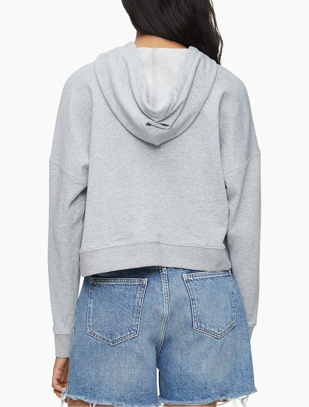 Calvin Klein Minimal Logo Pullover Hoodie - Women