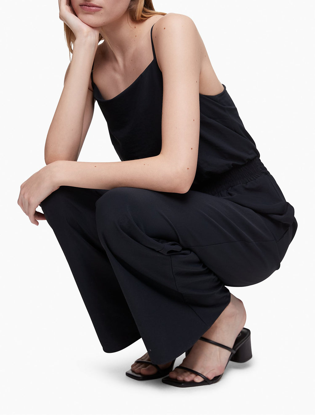 Calvin Klein Lush Satin Jumpsuit - Women