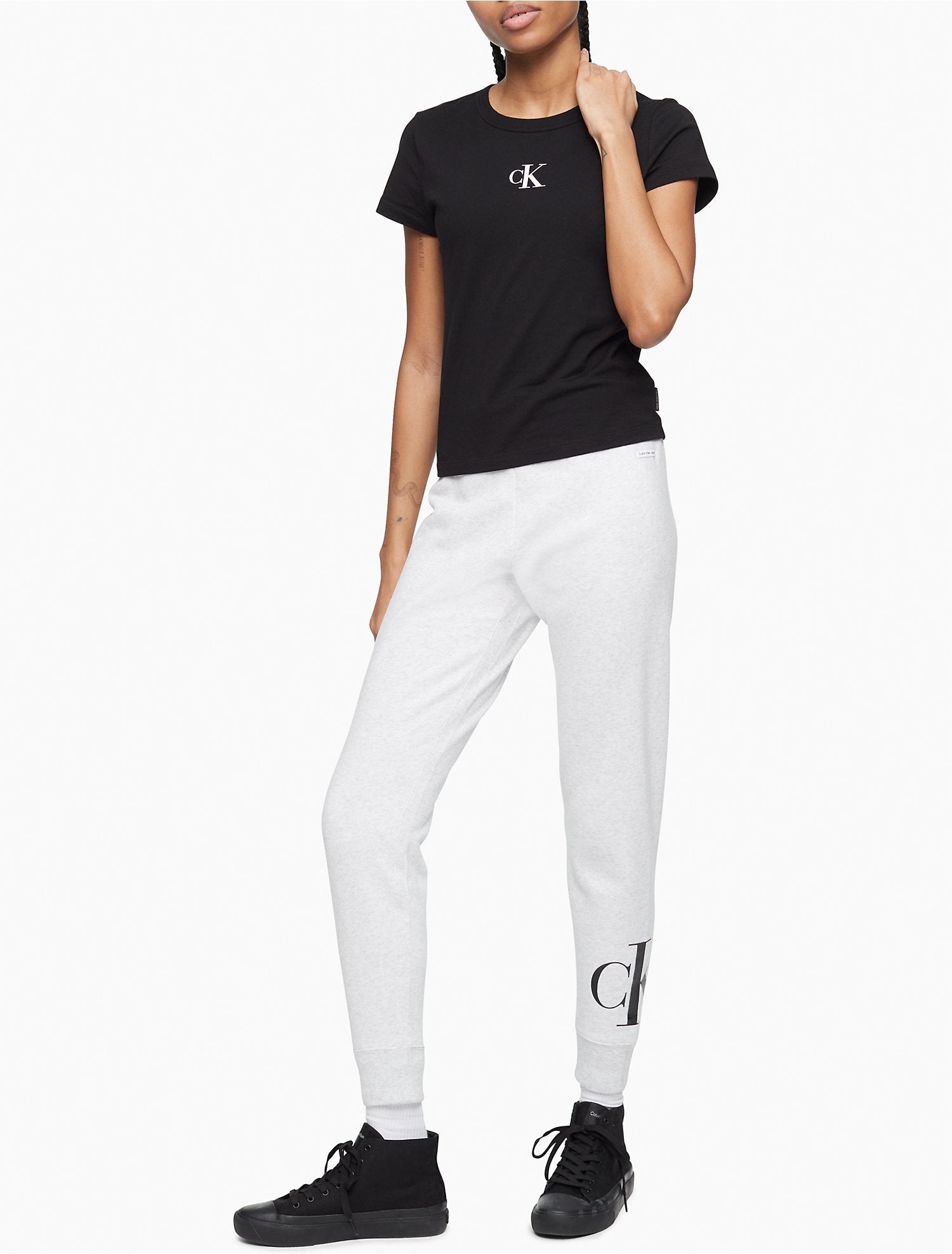 Calvin Klein Women Pants OpticHeather- Oshoplin