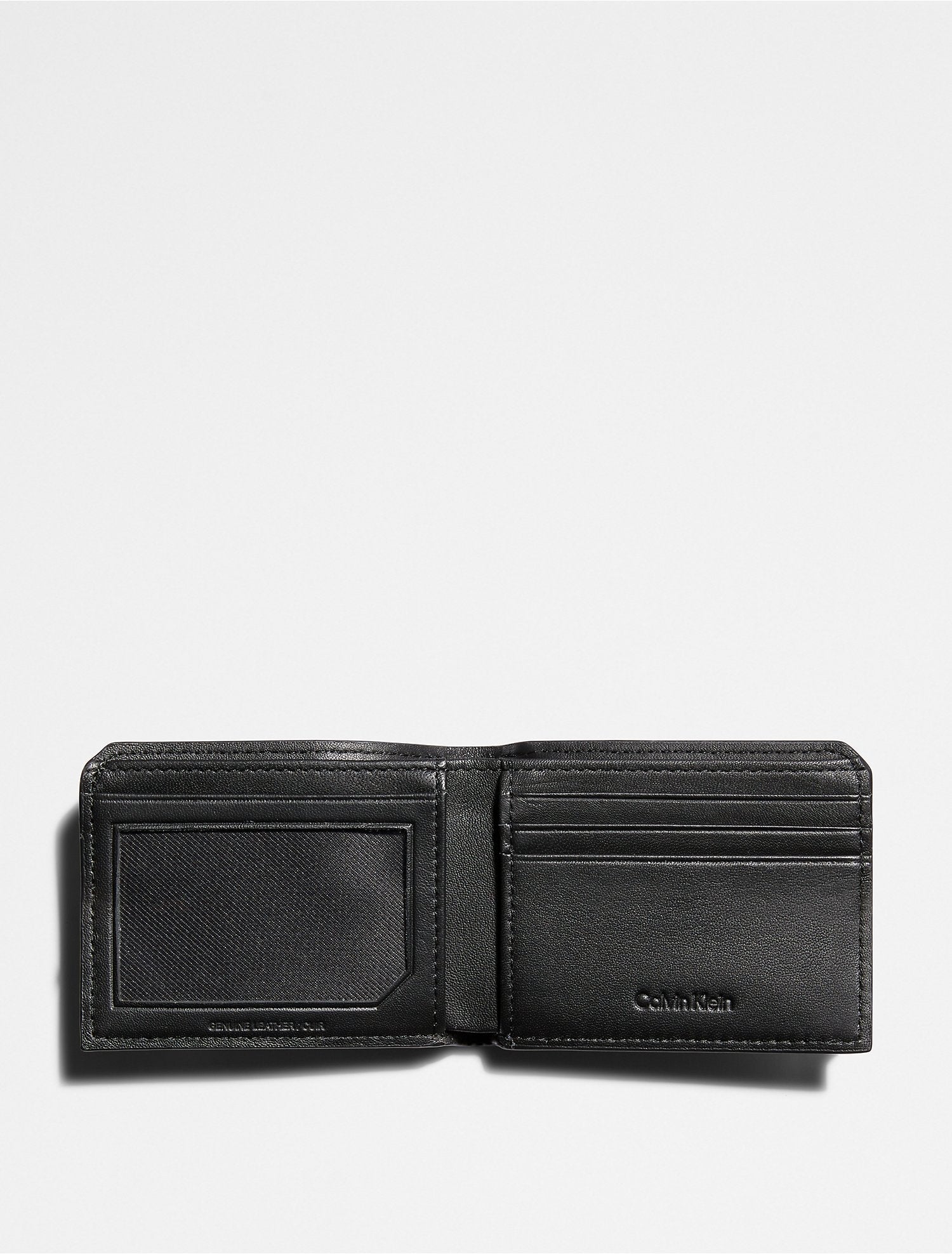 Calvin Klein Pebble Leather Slim Bifold Wallet - Men
