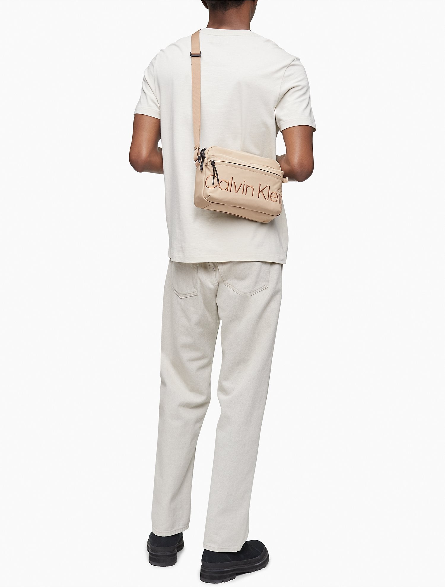 Calvin Klein Naturals Smooth Nylon Flight Bag - Men