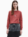 Calvin Klein Women Hoodies + Sweatshirts Terracotta Tile- Oshoplin