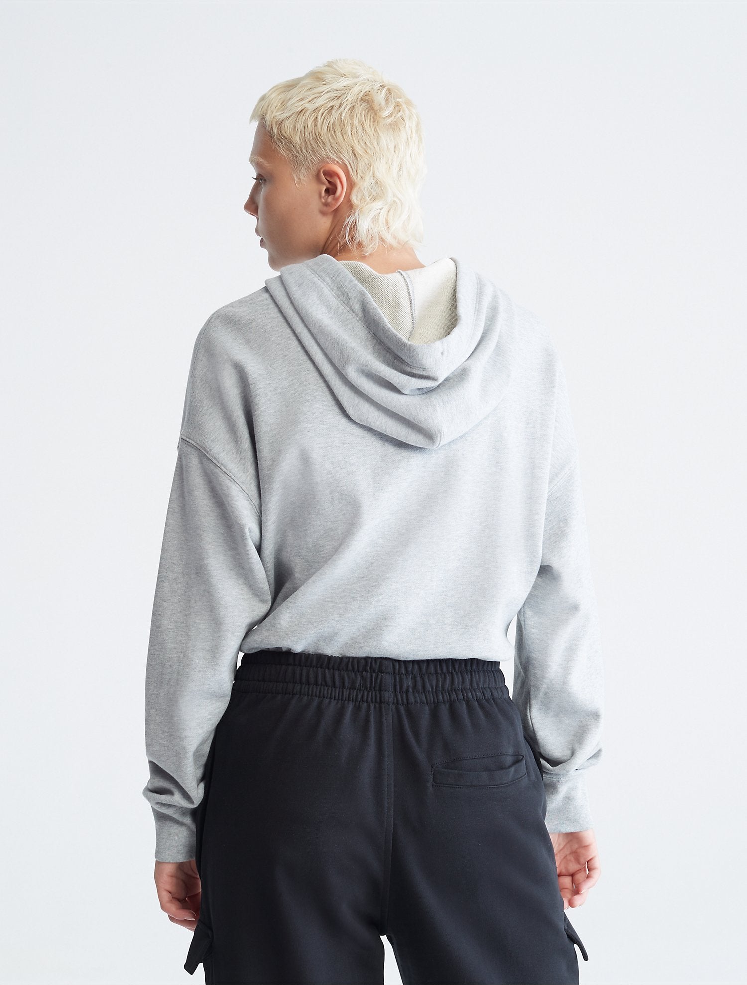 Calvin Klein Oversized Embossed Logo Hoodie - Women
