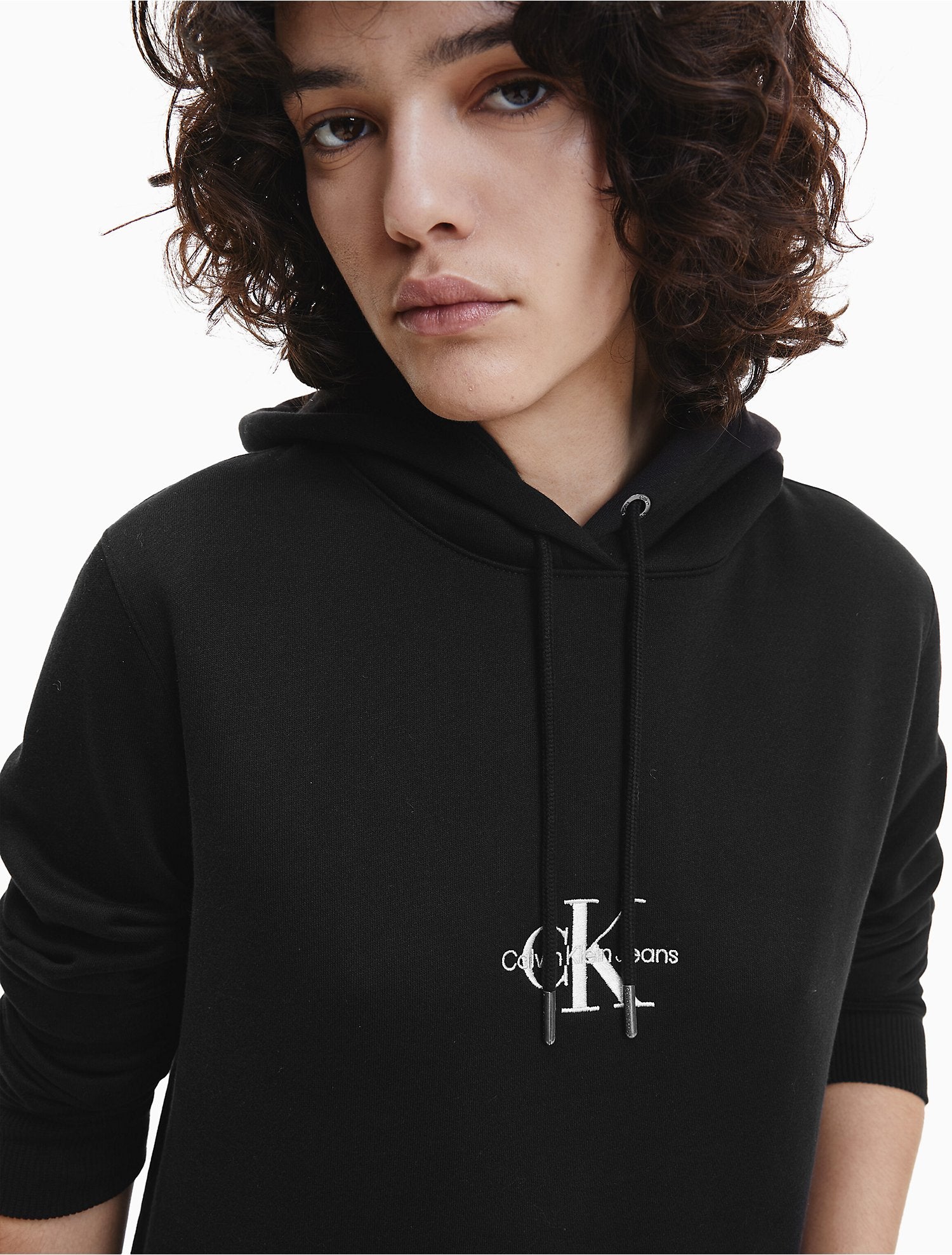 Calvin Klein Monogram Logo Repreve Hoodie Dress - Women