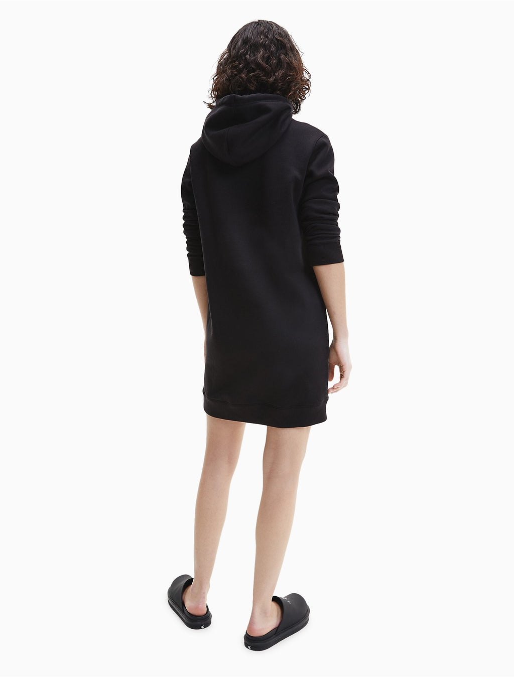 Calvin Klein Monogram Logo Repreve Hoodie Dress - Women