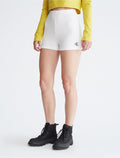 Calvin Klein Women Shorts Bright White- Oshoplin