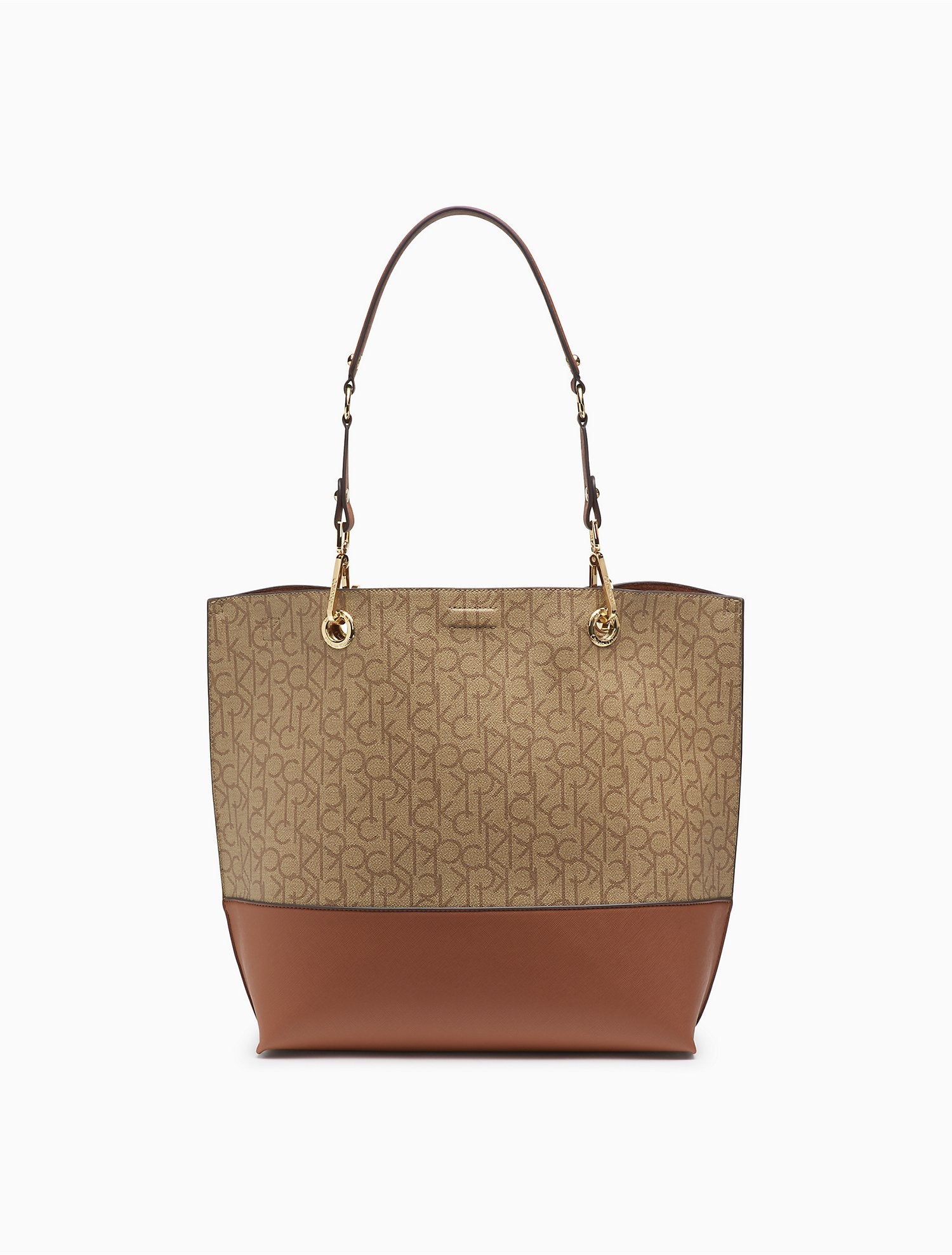 Calvin klein signature online reversible tote with pouch