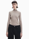 Calvin Klein Women Hoodies + Sweatshirts Perfect Taupe- Oshoplin