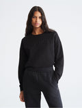 Calvin Klein Women Hoodies + Sweatshirts Black- Oshoplin