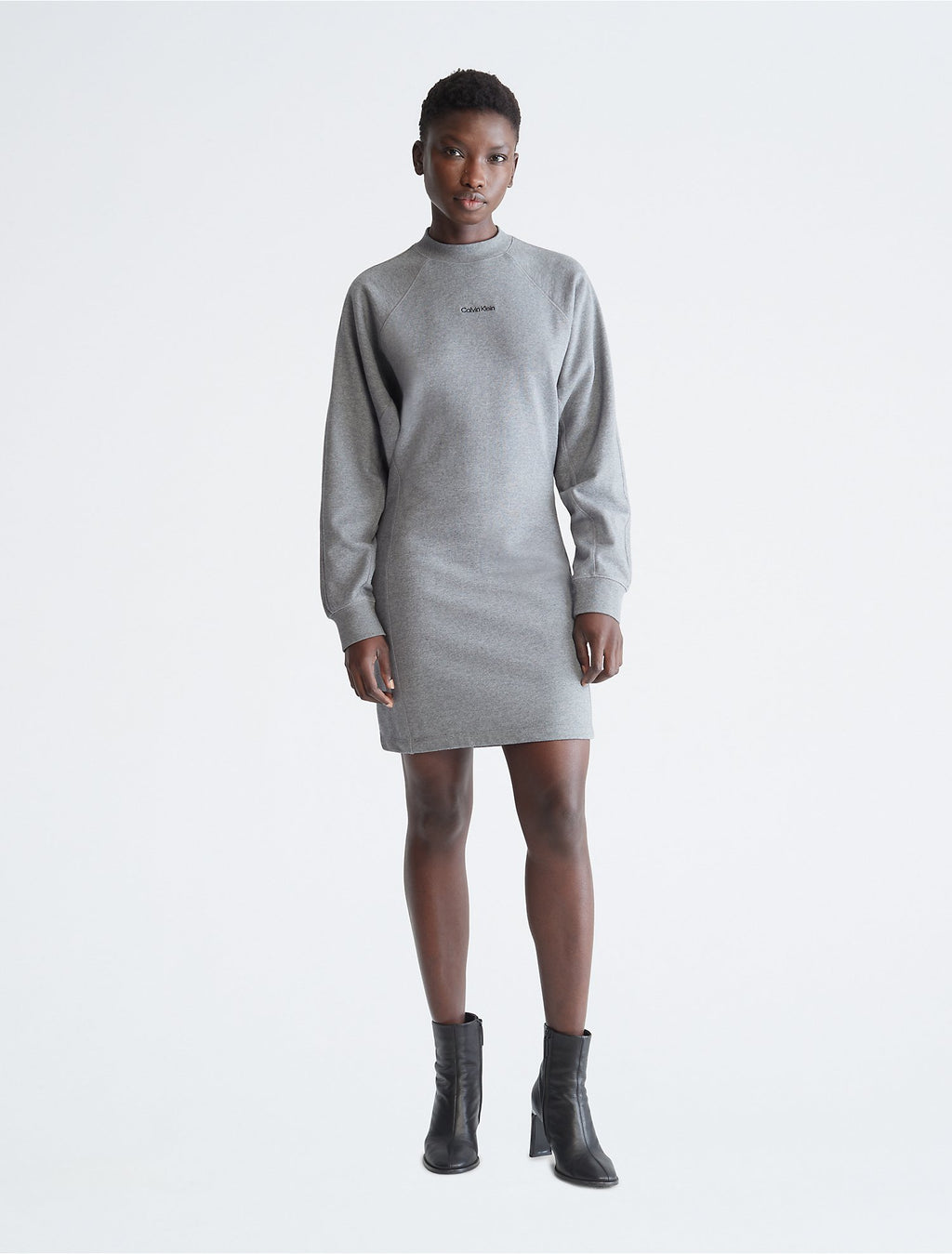 Calvin Klein Standard Logo Sweatshirt Dress - Women