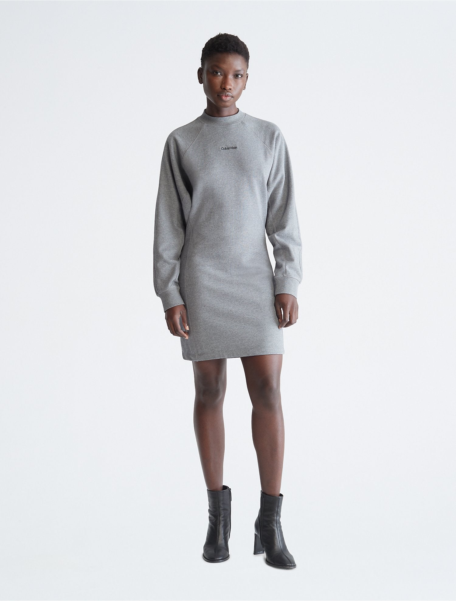 Calvin Klein Standard Logo Sweatshirt Dress - Women