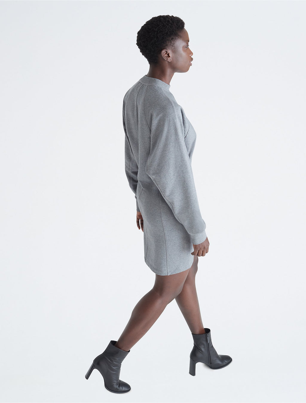 Calvin Klein Standard Logo Sweatshirt Dress - Women