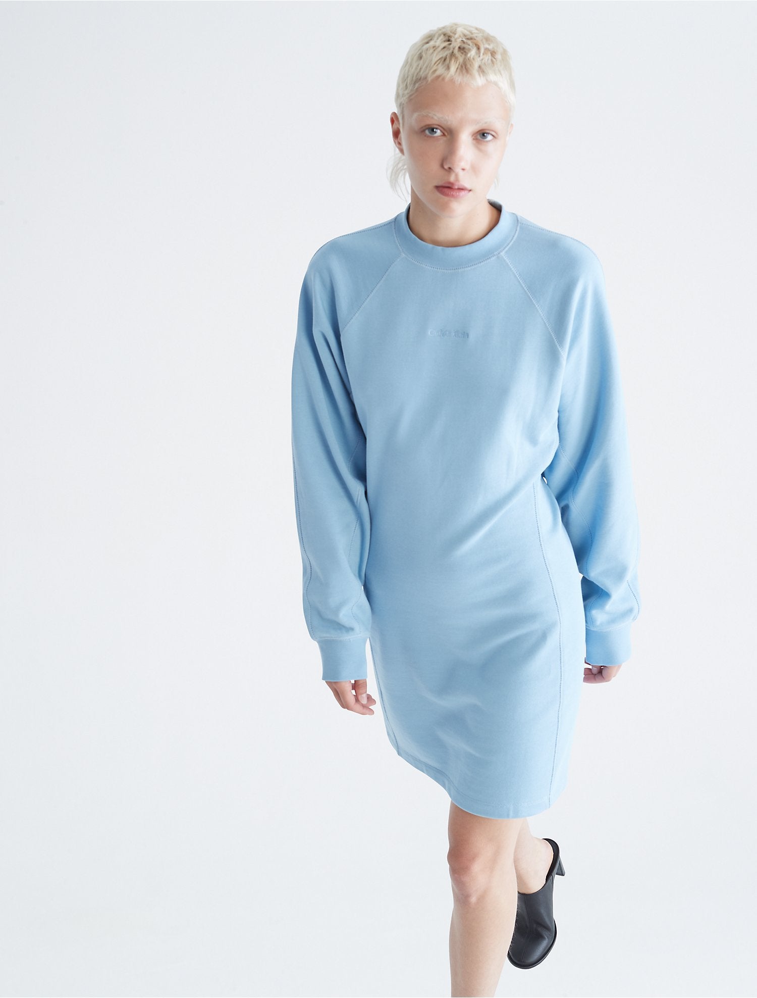 Calvin Klein Standard Logo Sweatshirt Dress - Women
