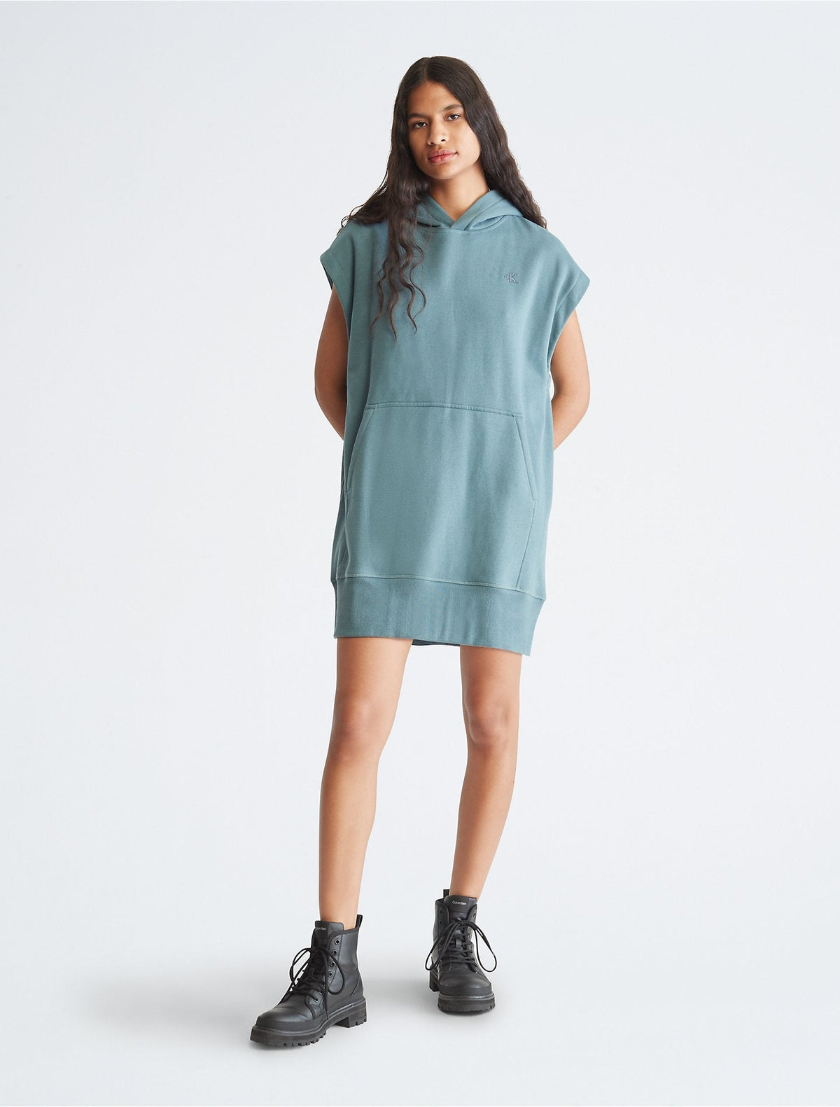 calvin klein ladies' hoodie dress Archive Logo Fleece Sweatshirt PFFAM24