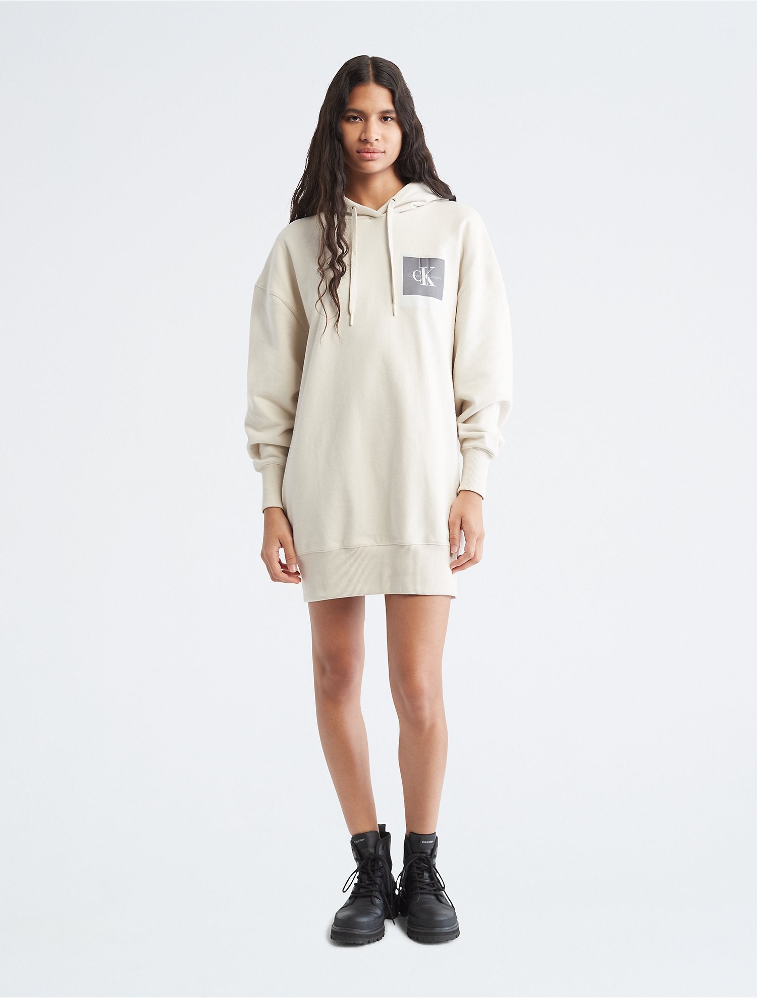 Calvin Klein Women Hoodies + Sweatshirts Eggshell- Oshoplin