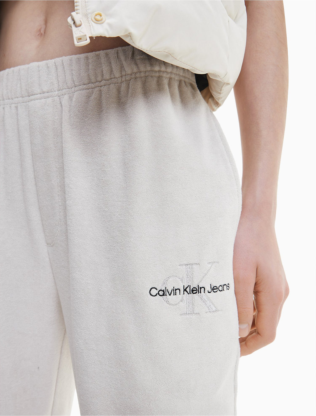 Calvin Klein Monogram Towelling Joggers - Women