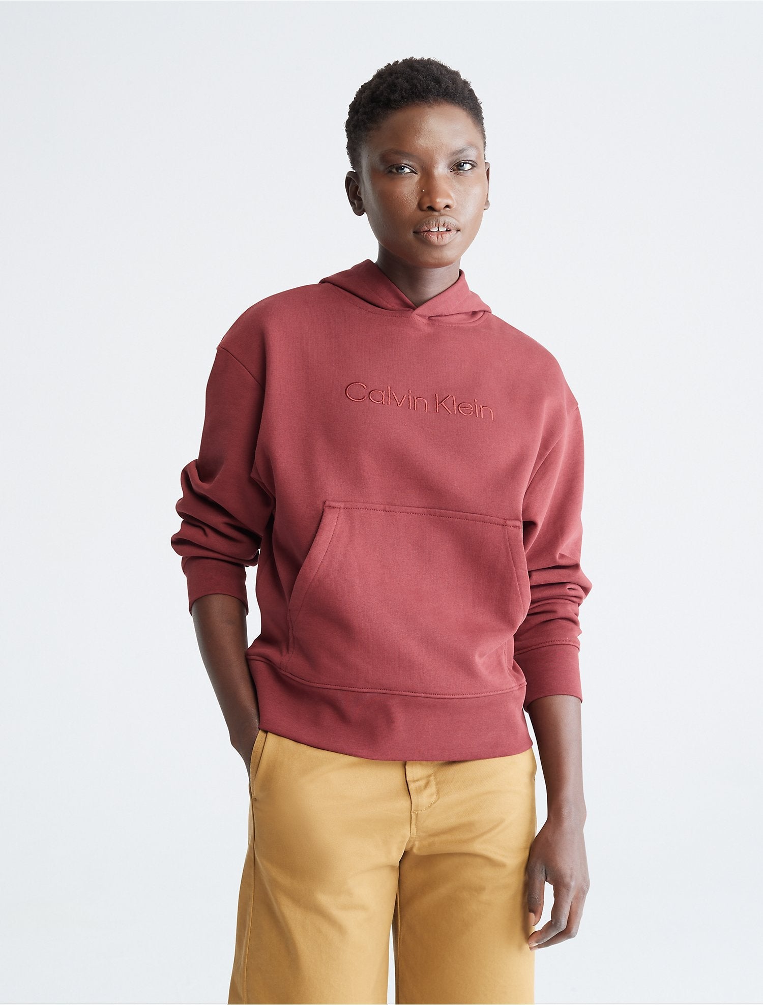 Calvin Klein Women Hoodies + Sweatshirts Alpine Berry- Oshoplin