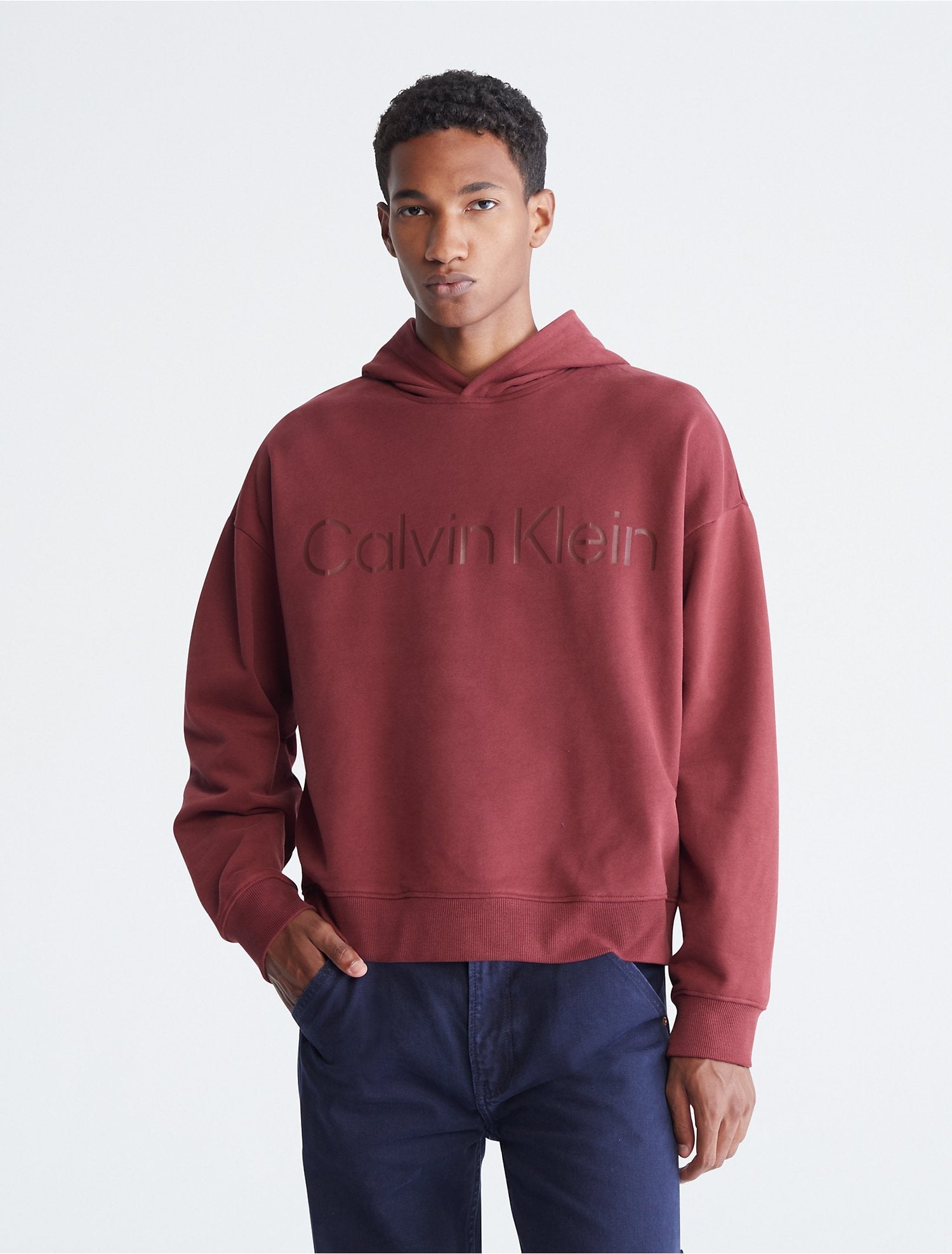 Calvin Klein Men Hoodies + Sweatshirts Alpine Berry- Oshoplin