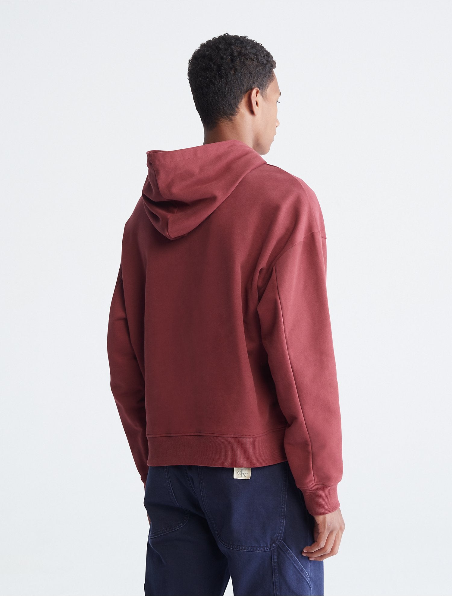 Calvin Klein Khakis Relaxed Fit Stencil Logo Hoodie - Men