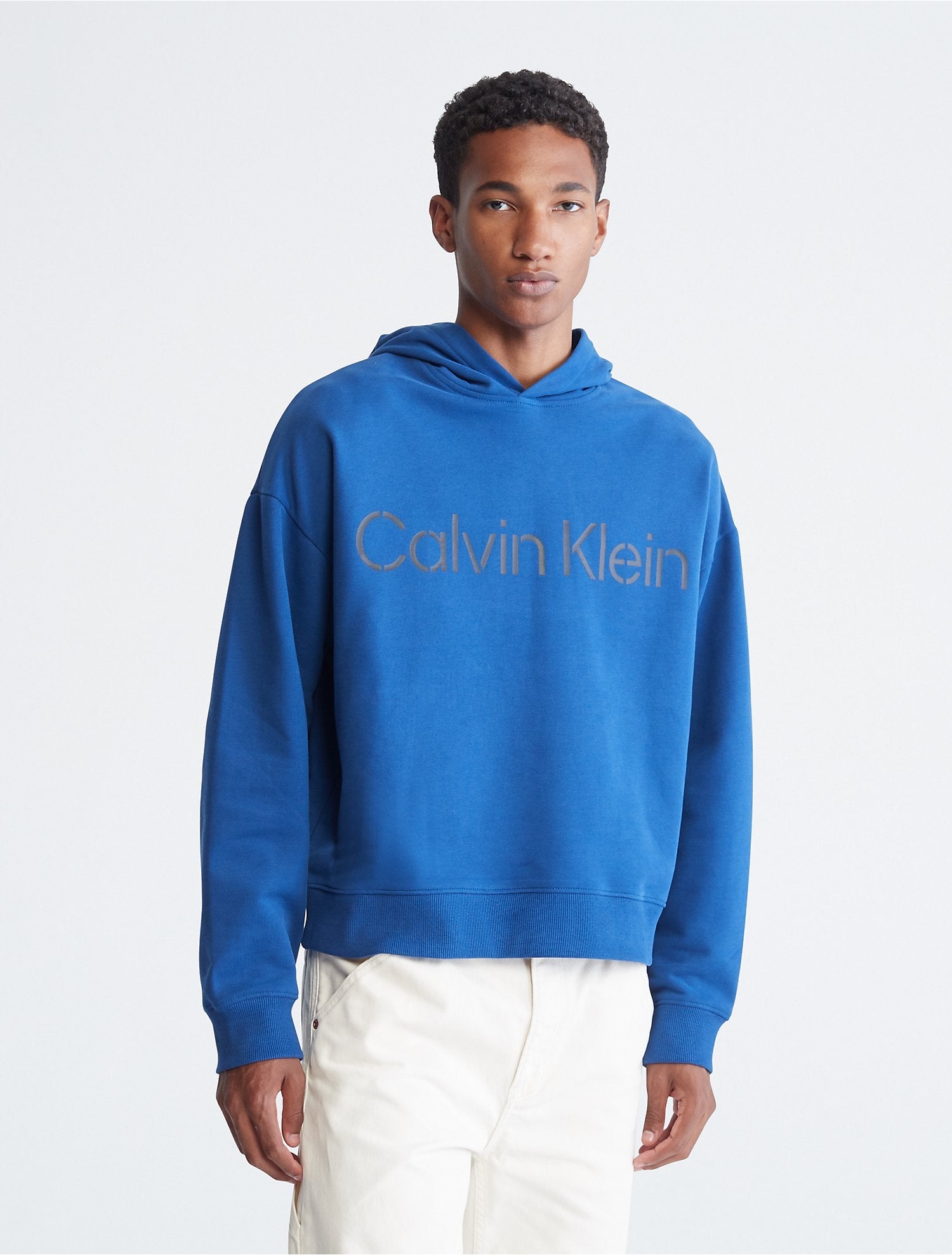 Calvin Klein Men Hoodies + Sweatshirts Blue Herald- Oshoplin