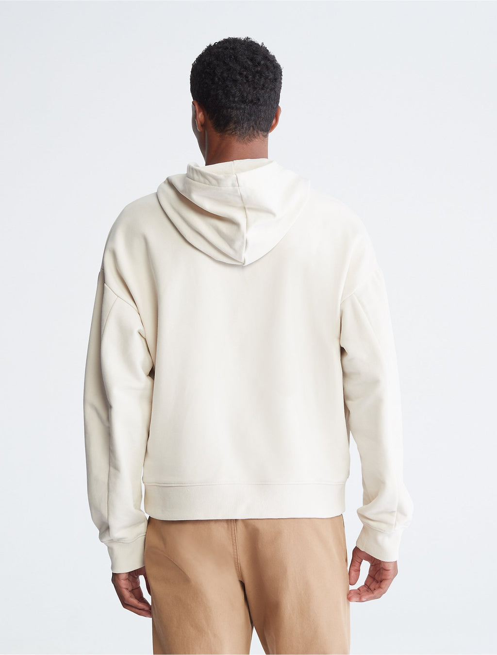 Calvin Klein Khakis Relaxed Fit Stencil Logo Hoodie - Men