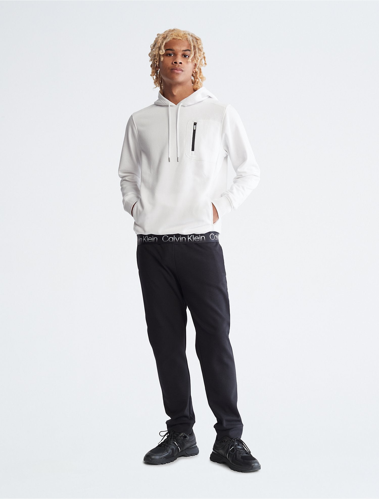Calvin Klein Performance Logo Tape Hoodie - Men