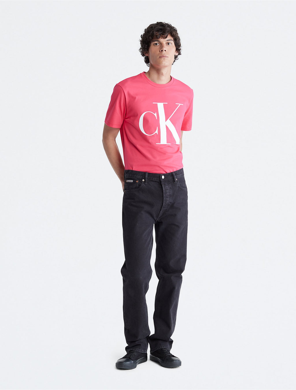 Calvin Klein Monogram Logo Crewneck T-Shirt - Men