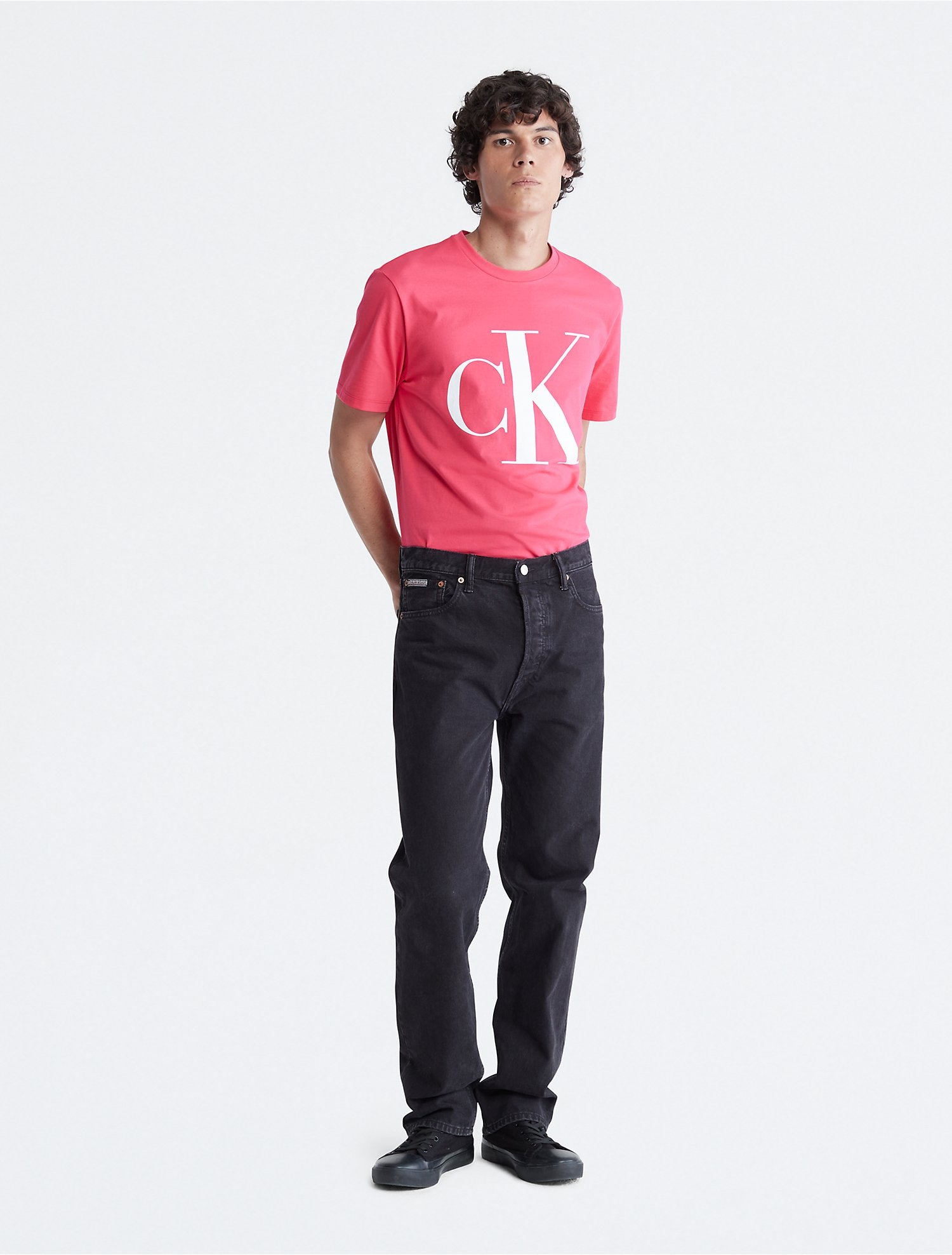 Calvin Klein Monogram Logo Crewneck T-Shirt - Men
