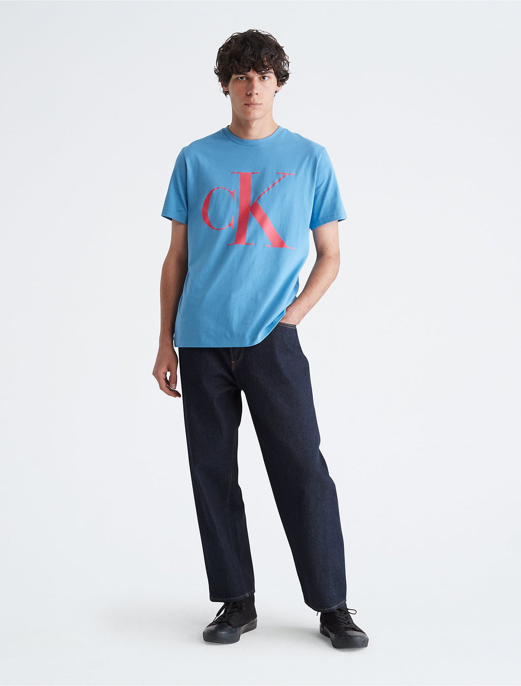 Calvin Klein Monogram Logo Crewneck T-Shirt - Men