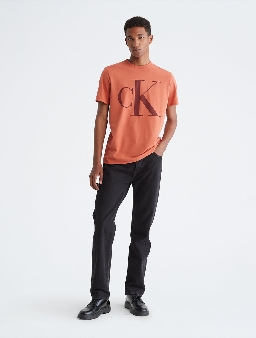 Calvin Klein Monogram Logo Crewneck T-Shirt - Men