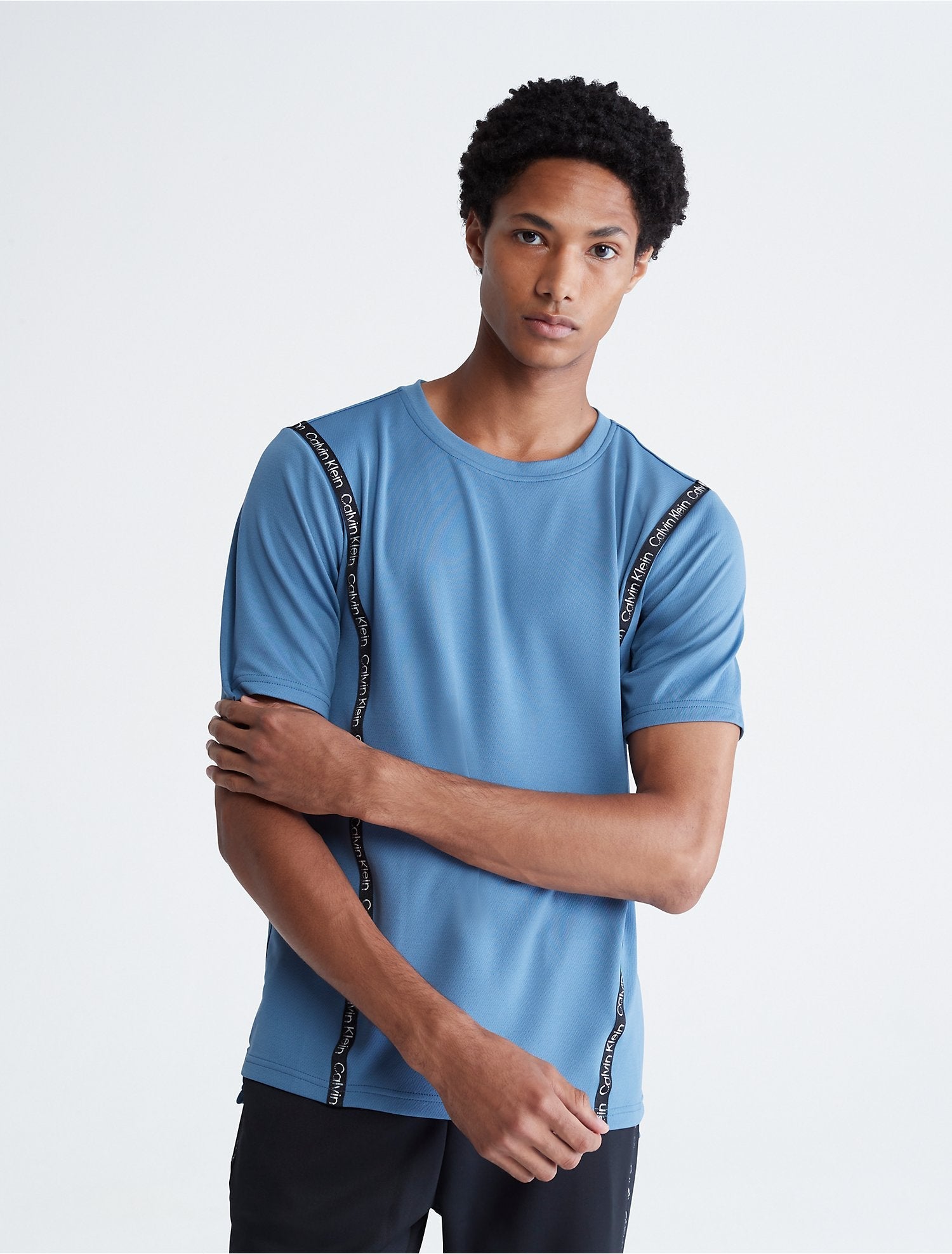 Calvin Klein Men T-Shirts Copen Blue- Oshoplin