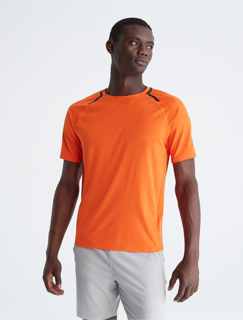 Calvin Klein Men T-Shirts Red Orange- Oshoplin