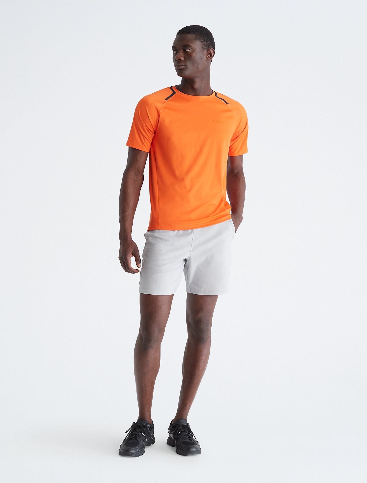 Calvin Klein Performance Logo Raglan Sleeve Tshirt - Men