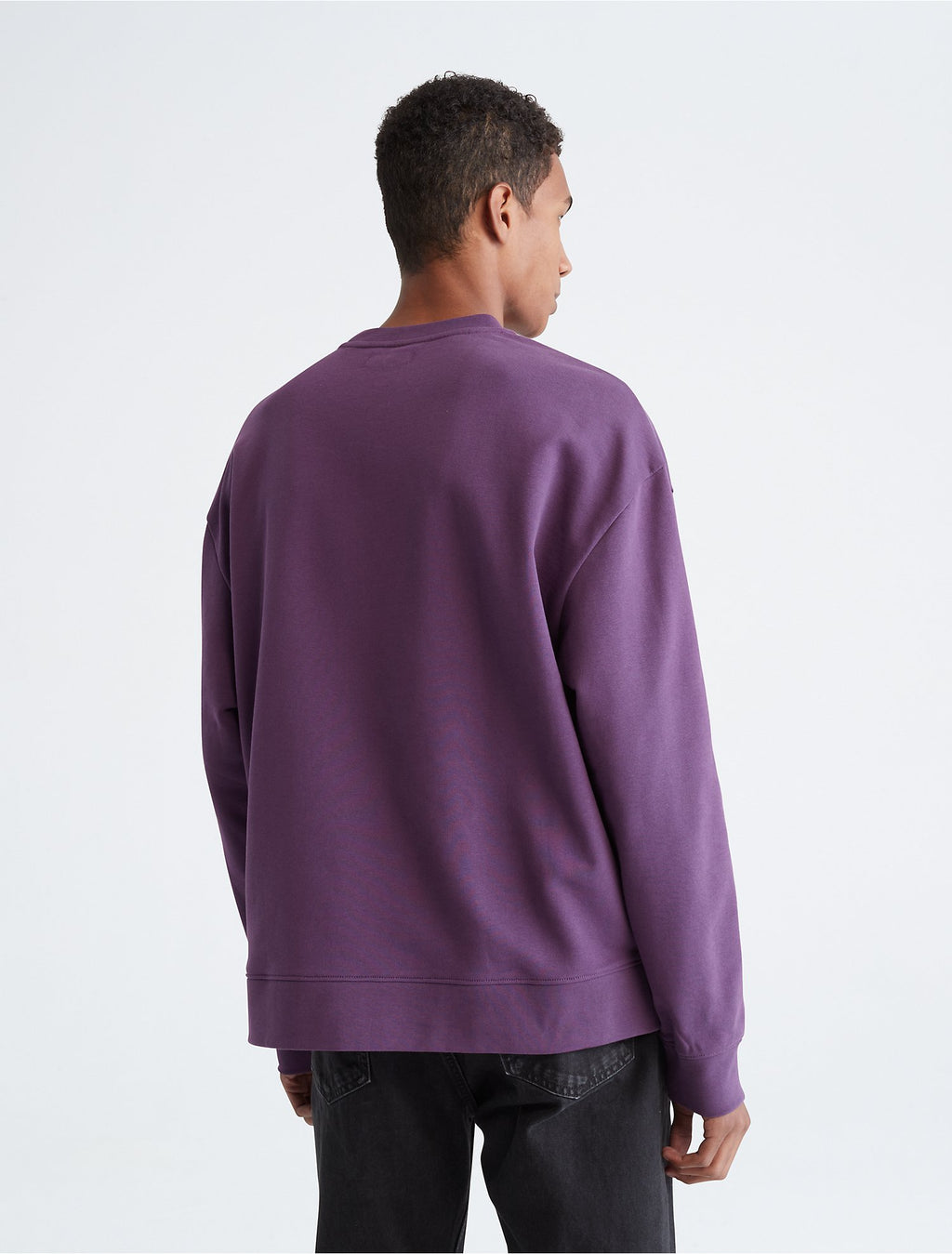 Calvin Klein Relaxed Fit Standard Logo Crewneck Sweatshirt - Men