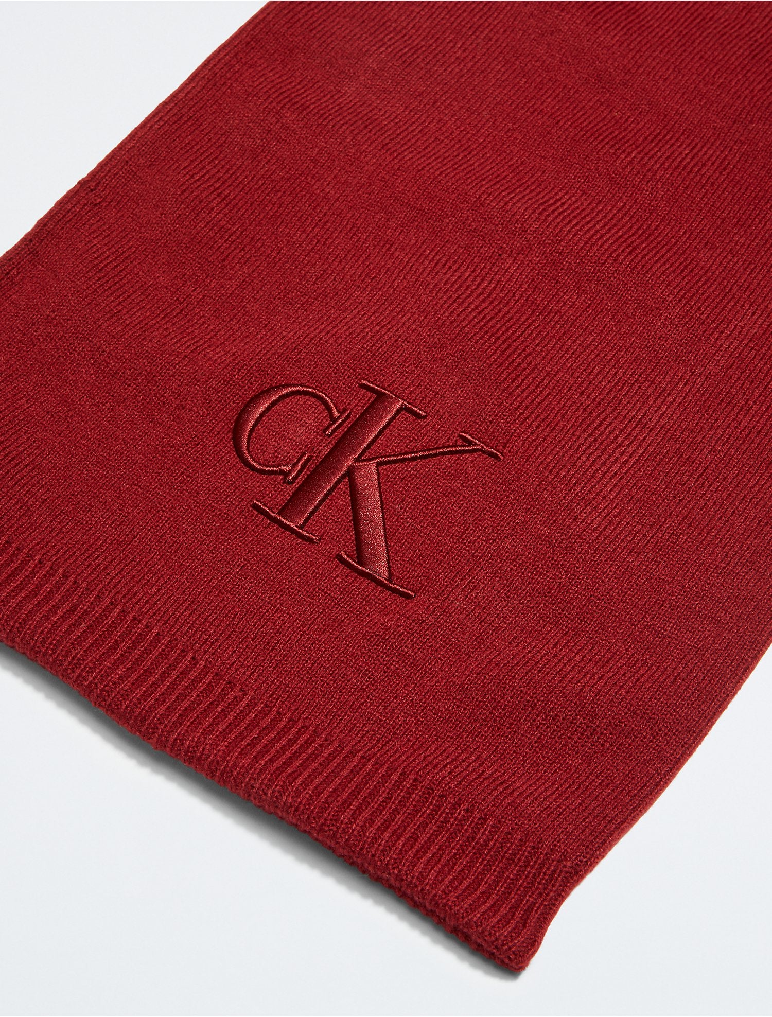 Calvin Klein Monogram Logo Scarf - Men