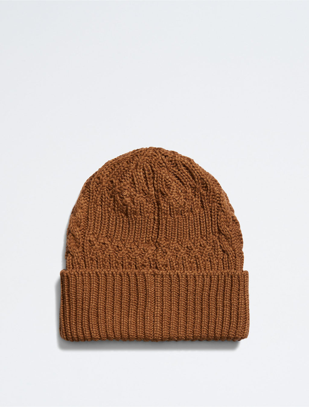 Calvin Klein Cable Knit Cuff Beanie Hat - Men